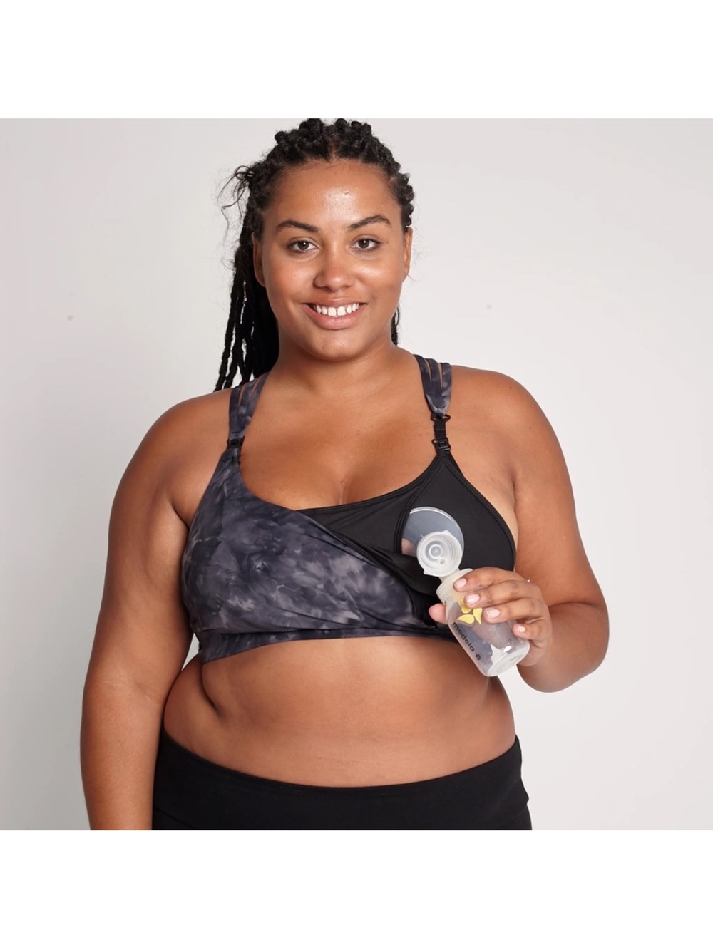 Sweat and Milk Chloe 4 Running Nursing and Pumping Sports Bra Size XL